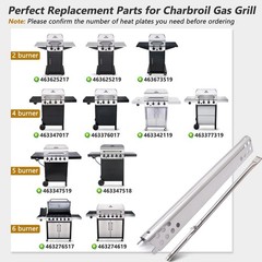 Grill Replacement Parts for Charbroil Performance 2-Burner 463625217