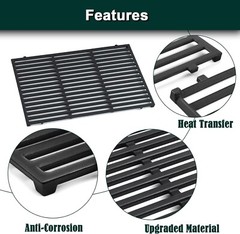 66095 66802 Grill Grates Grill Replacement Parts for Weber Genesis II E-310 I…