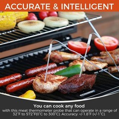 2PCS Meat Thermometer Probes Replacement for Thermopro TP04 TP06 TP07 TP08