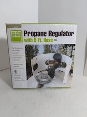 One Stop Gardens Propane Regulator w/ 5 Ft Hose Type 1 Connection New in Box
