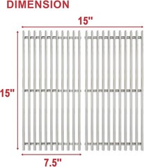 Stainless Steel Grill Grate for Blackstone Tailgater 1555 15 Inch Cooking Grids