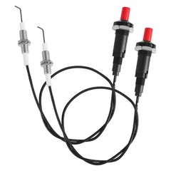 2pcs Piezo Igniter with Spark Ignition, Propane Push Button Threaded Electrode B