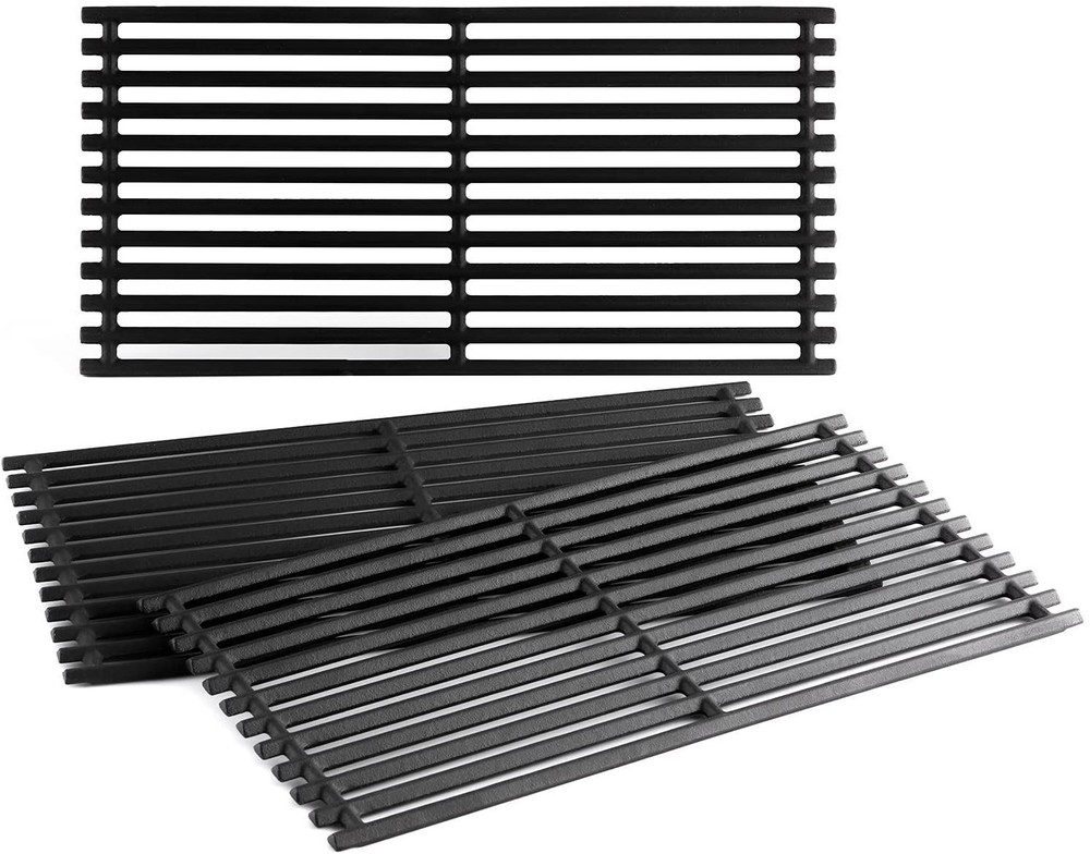 Cast Iron Cooking Grates Grid 3-Pack 17″ Replacement for Charbroil Tru-Infrared