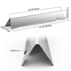 Onlyfire Stainless Steel Flavorizer Bars for Weber Genesis II 300 Series