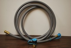 M.B. Sturgis Inc Gas Grill 3/8″ Quick Release Disconnect 10″ Grey Hose Kit