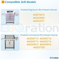 17 x 9 1/2 inch Grill Grate for Charbroil Tru Infrared 4 Burner 463255020 463…