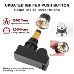 Universal Double Ignition Kit Electronic Igniter, Upgraded Touch Button Propa…