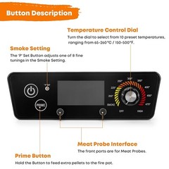 Pit Boss Replacement Control Board – Enhanced Accuracy with LCD Display & Timer