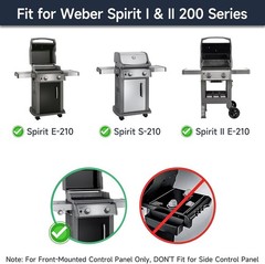 NEW Grill Parts for Weber Spirit II 200 Flavorizer Bars 7635 Burner Tubes US