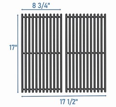 17 X 8 3/4 Cast Iron Cooking Grate Fits Charbroil Commercial 463644220 463632320