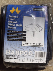 Gas Grill Cover Vinyl 59″ x 19″ x 18″ Harpco