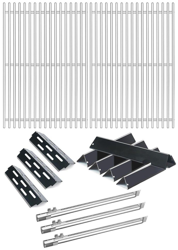 Flavorizer Bars and Heat Deflectors for Weber Genesis II 300/LX 300, GS4 Gene…
