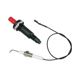 MENSI 11.8” Universal LP Propane Natural Push Button Piezo M10X1, Silver