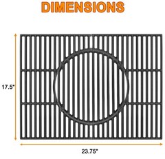 64812 Grill Grates for Weber Gourmet BBQ System Spirit II 300 & Spirit 300 SE…