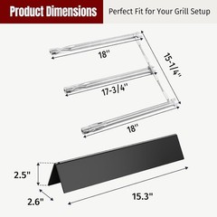 NEW Grill Parts for Weber Spirit 300 Series Flavorizer Bars 7636 Burners US