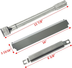 Parts Kit DG100 Replacement for Charbroil Gas Grill Burners, Heat Plates and Cro