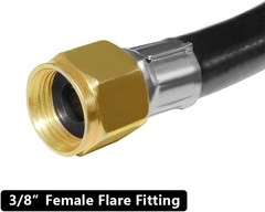 5FT Hose High Pressure Propane Gas Regulator LPG BBQ Grill Tank Adjustable