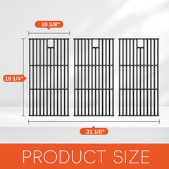 Grill Grates for Brinkman 810-8500-S 810-8501-S 810-8502-S Cast Iron