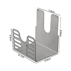 1x Grill 7.6 Cm Sliding Rotisserie Motor Bracket Kit Stainless Steel/Iron New