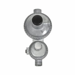 Onlyfire Horizontal Two Stage Propane Regulator 5Ft 1/4 Npt Propane Hose Pol