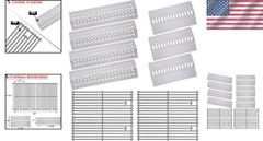Grill Heat Plates and 9MM Grates – Perfect Replacement for Bull BBQ Enthusiasts