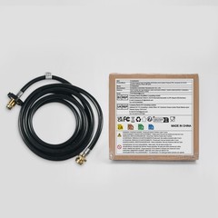 10Ft POL Fitting Propane Hose Compatible with Buddy Heater Connect 5-40LB Tank