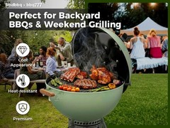 8835 Cast Iron 21.5″ Grill Grates for Weber Original Kettle Premium 22-inch