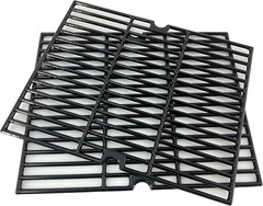 Polished Porcelain Coated Cast Iron Cooking Grid Grates Replacement for Uniflame