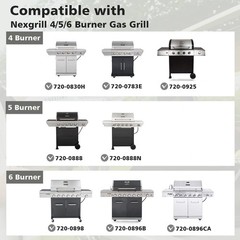Grill Heat Plates Replacement Parts for Nexgrill, Stainless Steel Heat Tents …
