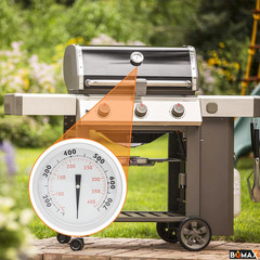 67088 67731 Grill Thermometer for Weber Genesis II Genesis 300 Summit Series Gri