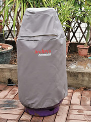 Propane Tank Cover Fits 30-Pound Steel Propane Cylinder Cover for RV Trailer, Br