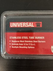 Universal Stainless Steel Tube Burner Replacement Adjustable
