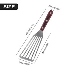 Sturdy and Heat resistant Plastic Handle Fish Shovel for Easy Handling