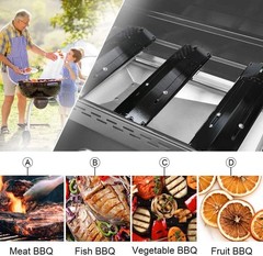 Universal Replacement Heavy Duty Adjustable Porcelain Steel Heat Plate Shield…