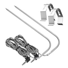 Easy to Use For Traeger Grills Wood Pellet Oven Meat Probe PT1000 2 Pack