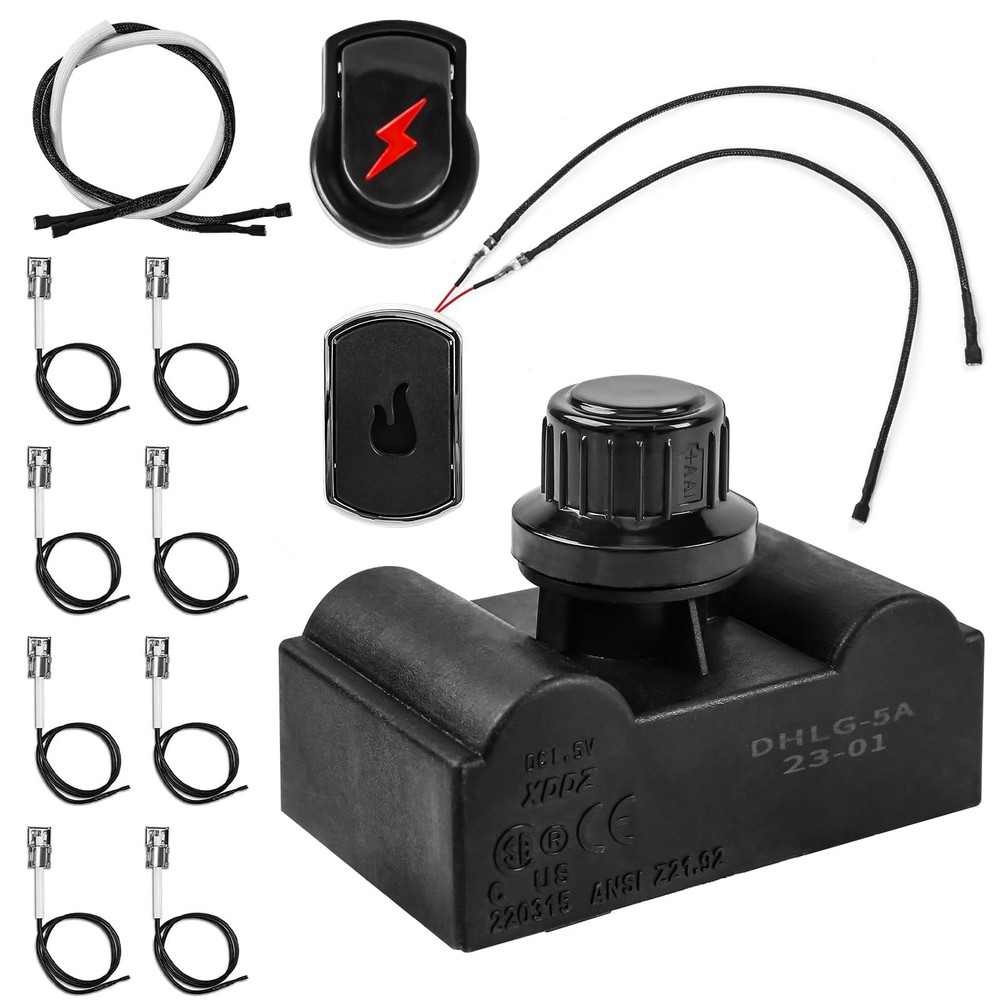 Grill Igniter Kit for Charbroil G515-0030-W2 5 Outlet Electronic Igniter and …
