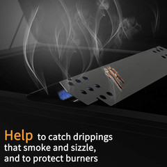 Grill Heat Plates Replacement Parts for Nexgrill 720-0830H, 5 Burner 720-0888, 7