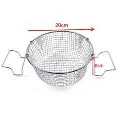 Stainless Steel Cooking Basket for Frying Rinsing Draining and Steaming Tasks