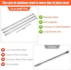 7508 Grill Burner Tube for Weber Genesis Silver B/C Gold B/C, Spirit 700, Spirit