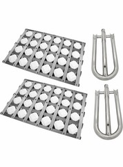 18.125″ Grill Burners Grill Briquette Tray For Alfresco ALX2-30C, ALX2-42C