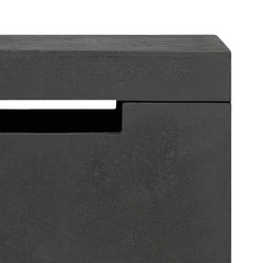 BBQGuys Signature Hickory Bay Propane Tank CoverCarbon