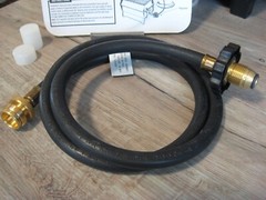 4′ TableTop Gas Grill Hose & Adapter Universal Fit To Most Propane Cylinders