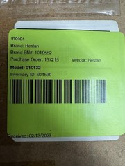 + NEW Hestan Gear Motor and Sprocket for grill – part # 010132