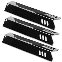 Set of 3 Porcelain Steel Replacement Heat Plates for Master Cook 3 Burner