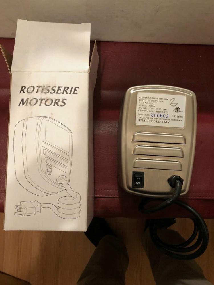 MHP Gas Grill Stainless Steel Rotisserie Motor RO-6