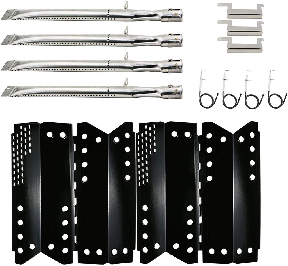 Grill Burners Tube Heat Plates Replacement Kit for Stok Quattro 4 Burner Grills