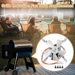 Upgraded Induction Fan Replacement for Pit Boss Traeger Camp Chef Z Grills 120V