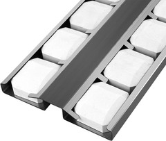 Briquette Tray Replacement w/ Ceramic Briquettes 032370-000 for Viking Grills