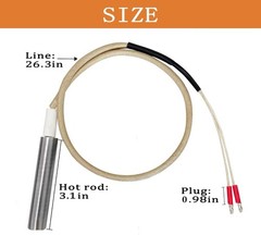 Replacement Igniter for 110V Green Mountain Daniel Boone and Jim Bowie Pellet…