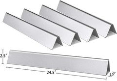 Hongso 65944 65935 24.5 Inch Stainless Steel Flavorizer Bars Grill for Weber